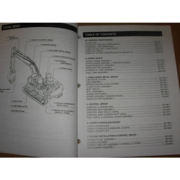 Kobelco SK115DZ lV Excavator Parts Manual, s/n LPU5001 - up