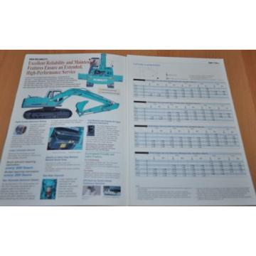 Kobelco SK 170 Excavator Brochure Prospekt