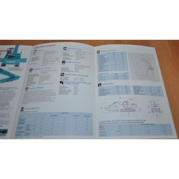 Kobelco SK 170 Excavator Brochure Prospekt