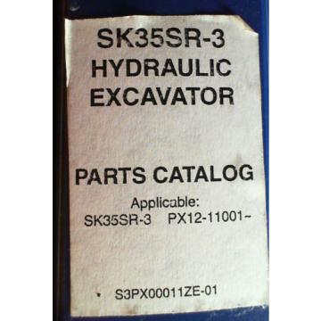 Kobelco SK35SR-3 S/N PX12-11001- Hydraulic Excavator Parts Catalog Manual 7/04