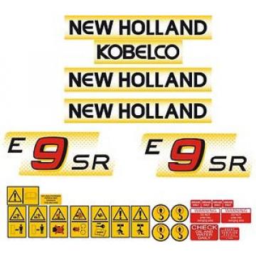 New Holland Kobelco E9SR Mini Digger Decal Kit