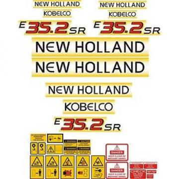New Holland Kobelco E35.2SR Mini Digger Decal Kit