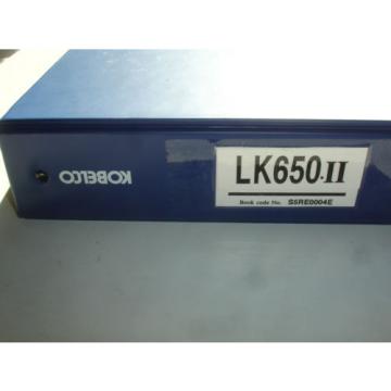 Kobelco LK650-II  LK650 Wheel Loader SHOP MANUAL PARTS OPERATORS Catalog Service