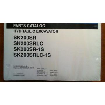 Kobelco SK200SR SK200SRLC SK200SR-1S SK200SRLC-1S Excavator Parts Manual 2/06