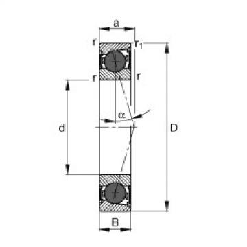 angular contact ball bearing installation HCB7004-C-2RSD-T-P4S FAG