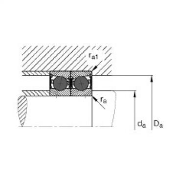FAG ntn flange bearing dimensions Spindle bearings - HCB7209-E-2RSD-T-P4S