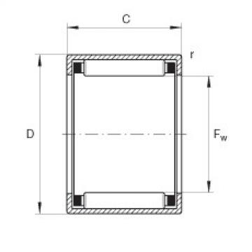 FAG 6203 bearing skf Drawn cup needle roller bearings with open ends - HK4520