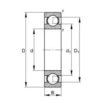 Bearing catalog 6005 FAG