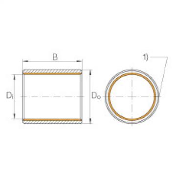 FAG 608 bearing skf Bushes - EGBZ2424-E40