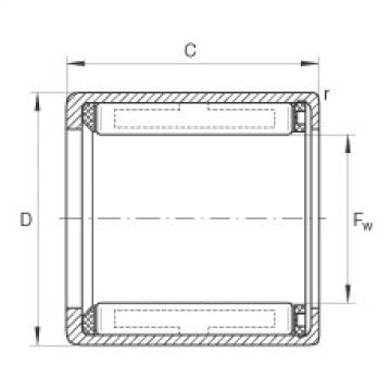 FAG корпус подшипника ina205 Drawn cup roller clutches - HF0406-KF