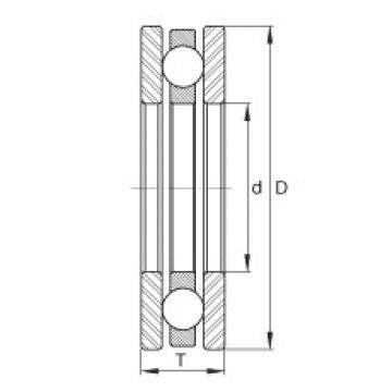 FAG bearing nsk ba230 specification Axial deep groove ball bearings - 2097