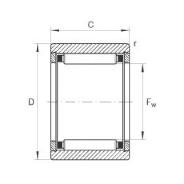 needle roller bearing sleeve NK7/12-TV INA