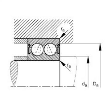 FAG bearing mcgill fc4 Angular contact ball bearings - 3810-B-2RS-TVH