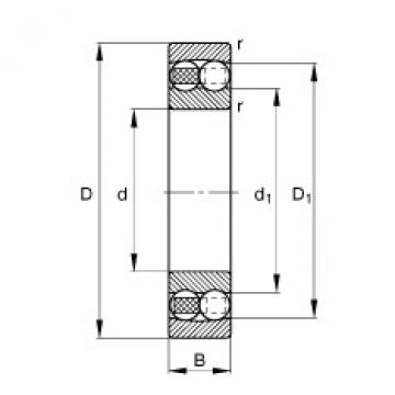 FAG beariing 24140cck30 w33 skf Self-aligning ball bearings - 2206-TVH