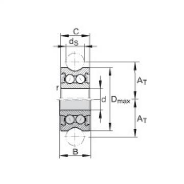 FAG beariing 24140cck30 w33 skf Track rollers with profiled outer ring - LFR50/5-6-2Z