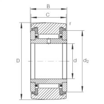 FAG 6203 bearing skf Yoke type track rollers - NATR6-PP