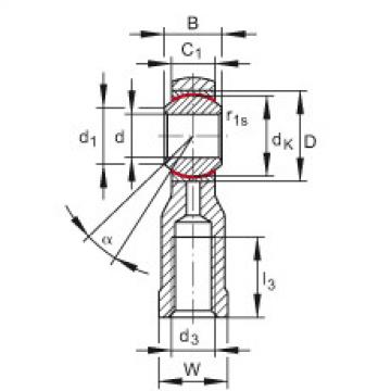 FAG cad skf ball bearing Rod ends - GIKSL6-PS