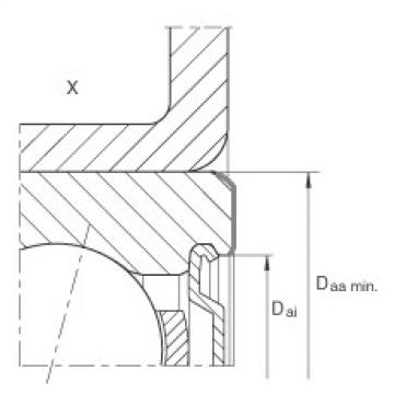 FAG bearing racing skfseri bearingnya c4 Angular contact ball bearing units - ZKLR1547-2RS