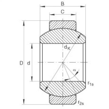 plain bushings bearings GE6-FO INA