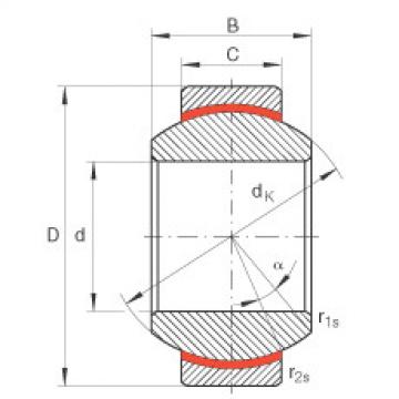 FAG distributor of fag bearing in italy Radial spherical plain bearings - GE15-FW