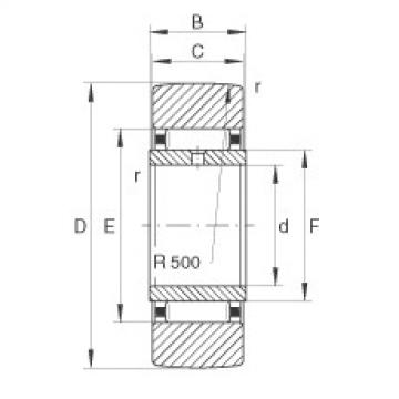 FAG корпус подшипника ina205 Yoke type track rollers - STO6-TV