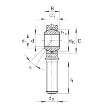 FAG fag 3305 bearing Rod ends - GAKL25-PB