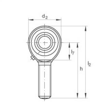 FAG fag wheel bearing bmw Rod ends - GAKL10-PB