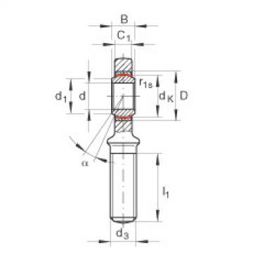 FAG bearing mcgill fc4 Rod ends - GAR30-UK