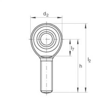 FAG 6203 bearing skf Rod ends - GAKR18-PW