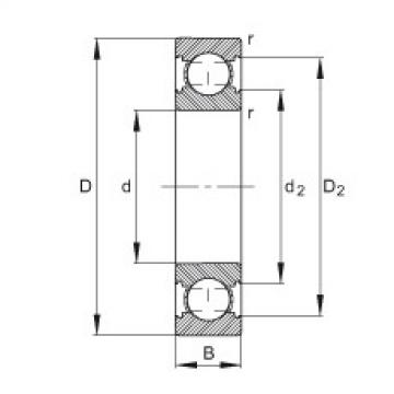 FAG bearing nachi precision 25tab 6u catalog Deep groove ball bearings - 6312-C-2Z