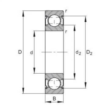 FAG 608 bearing skf Deep groove ball bearings - 6004-C-2Z