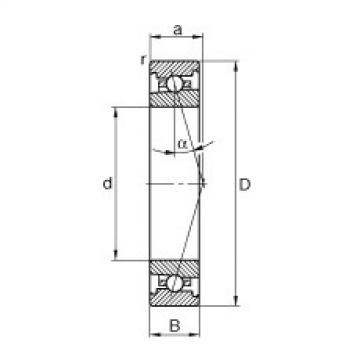 FAG cara menentukan ukuran bearing skf diameter luar 6212 Spindle bearings - HS7001-C-T-P4S