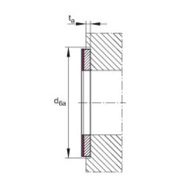 FAG cari bearing murah nsk Thrust washers - EGW10-E40