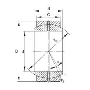 FAG cam roller ina Radial spherical plain bearings - GE10-DO