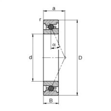 FAG ntn flange bearing dimensions Spindle bearings - HC7024-E-T-P4S