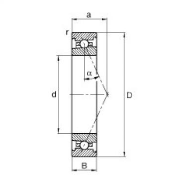 FAG bearing mcgill fc4 Spindle bearings - HS7018-E-T-P4S