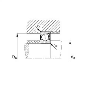 FAG 7218 b mp fag angular contact bearing 90x160x30 Spindle bearings - B7210-E-2RSD-T-P4S