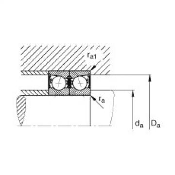 FAG 7218 b mp fag angular contact bearing 90x160x30 Spindle bearings - B7210-E-2RSD-T-P4S