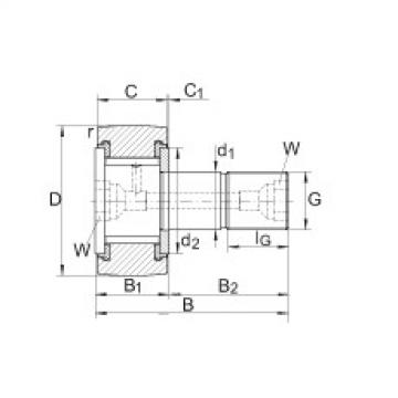 FAG fag rcj 60 n Stud type track rollers - KRV26-PP