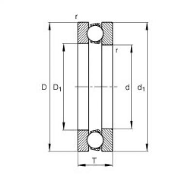 FAG 6203 bearing skf Axial deep groove ball bearings - 51209