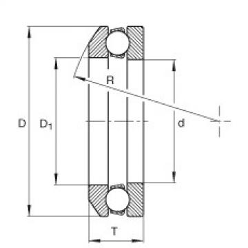 FAG bearing mcgill fc4 Axial deep groove ball bearings - 4106