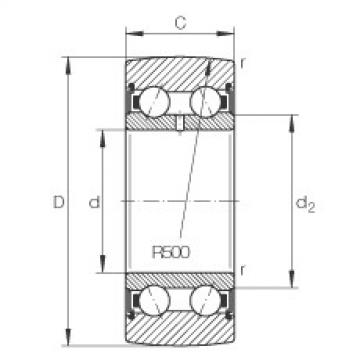 FAG ntn 6003z bearing dimension Track rollers - LR5005-2RS