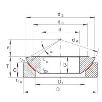 FAG ina fag bearing Axial spherical plain bearings - GE45-AW