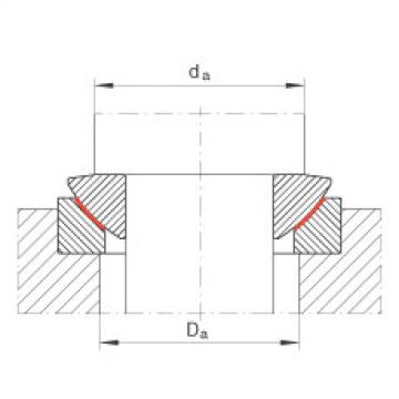 FAG ina fag bearing Axial spherical plain bearings - GE45-AW