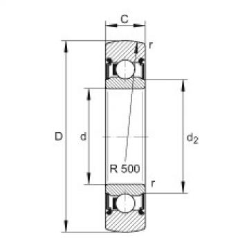 FAG fag 3305 bearing Track rollers - LR206-2RS