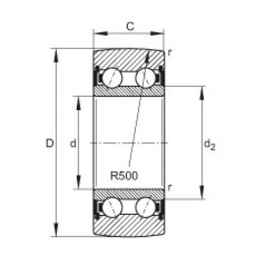 FAG skf bearing tmft36 Track rollers - LR5207-2HRS-TVH-XL