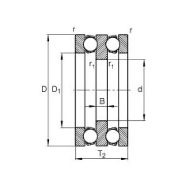 FAG 6203 bearing skf Axial deep groove ball bearings - 52220