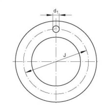 FAG 7218 b mp fag angular contact bearing 90x160x30 Thrust washers - EGW32-E40