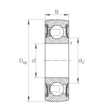 FAG fag rcj 60 n Self-aligning deep groove ball bearings - 204-XL-NPP-B