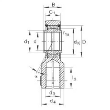 FAG fag 3305 bearing Hydraulic rod ends - GIHNRK25-LO